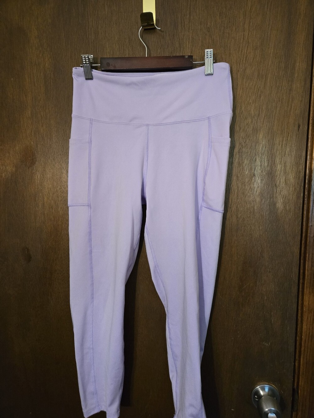 Lilac High-Waist Pocket Leggings Size Large